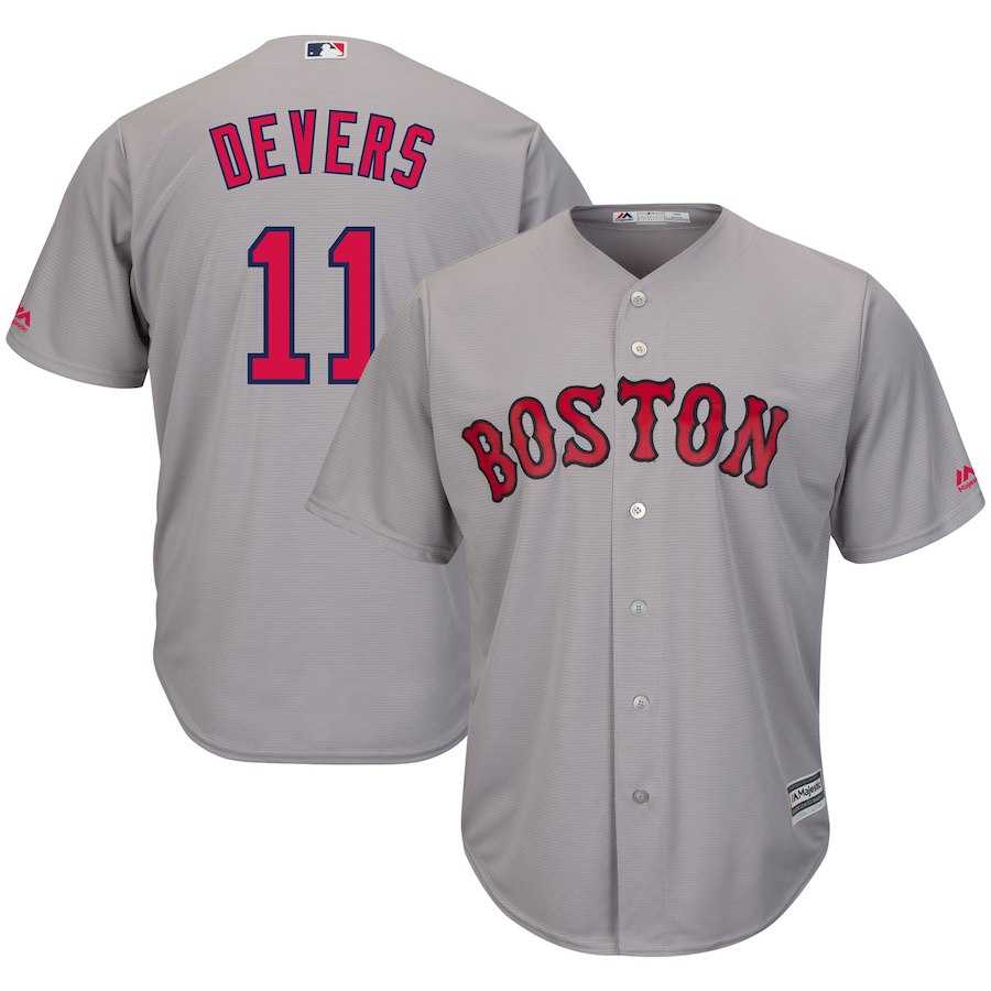 Red Sox 11 Rafael Denvers Gray Cool Base Jersey Dzhi,We sell and wholesale Red Sox 11 Rafael Denvers Gray Cool Base Jersey Dzhi on line form chian!